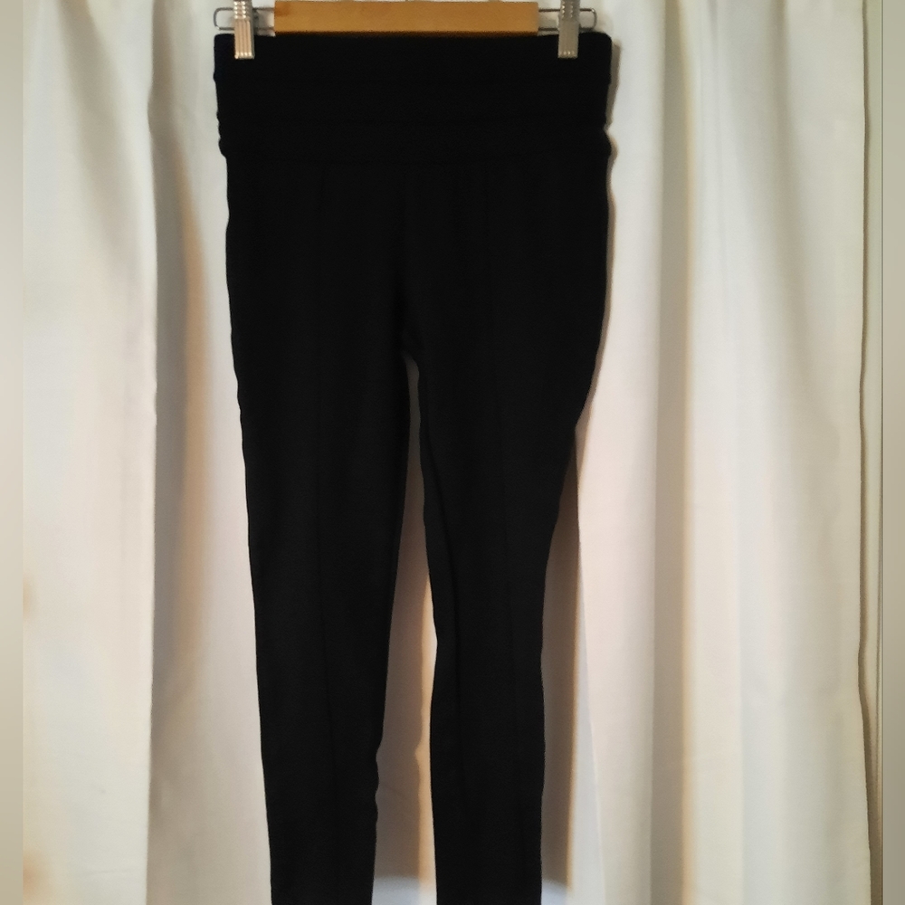 Zara Basics Black Cropped Leggings Size Small